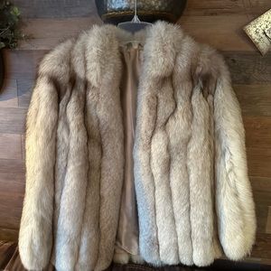 Woman’s Vintage Blue Fox Jacket